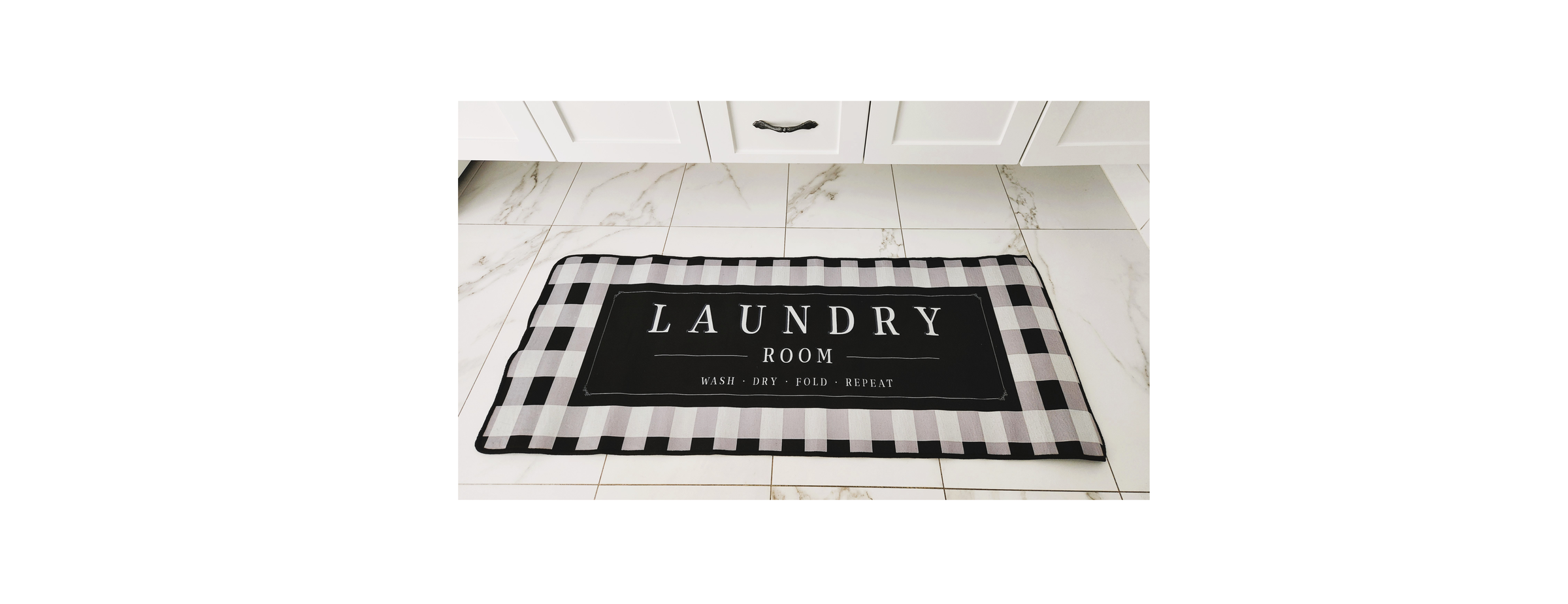 Check Laundry Mat | IVORY & OAK HOMEWARES